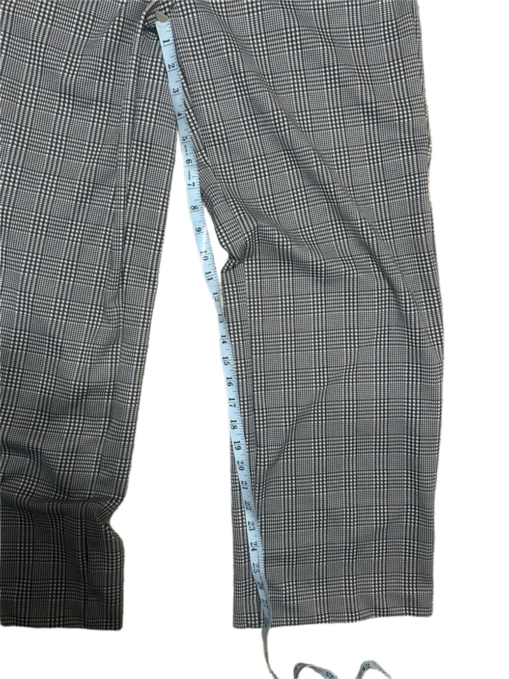 Rachel Zoe black and white Plaid Wide Leg Trousers size medium - Picture 9 of 11